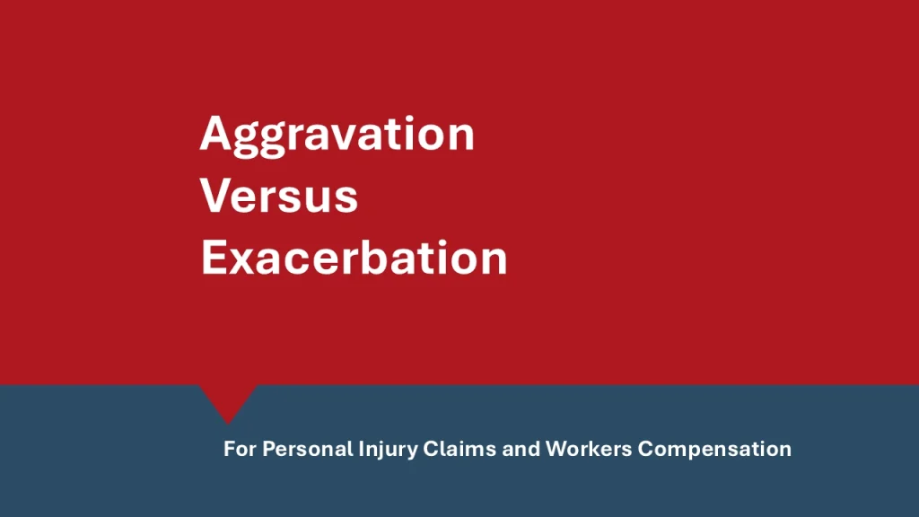 Aggravation versus exacerbation hero image