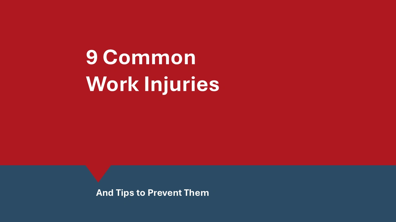 Common work injuries hero image