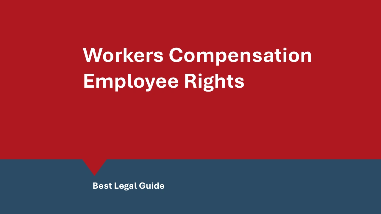 Workers compensation employee rights QLD