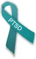Post traumatic stress disorder ribbon